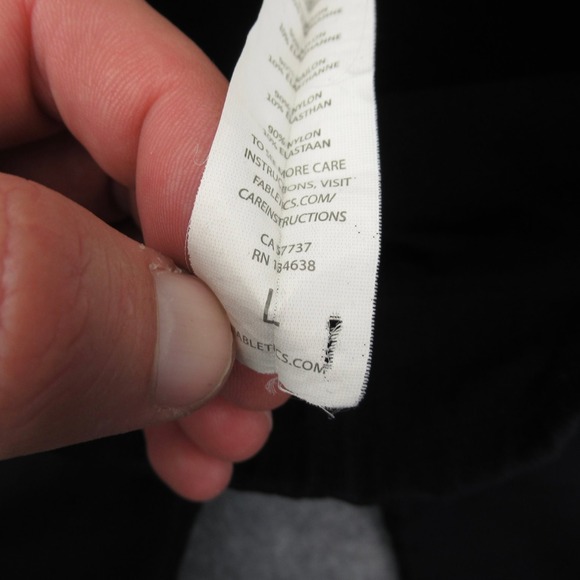 Fabletics Women's Activewear Pants Black Large Nylon Elastane - Picture 5 of 13